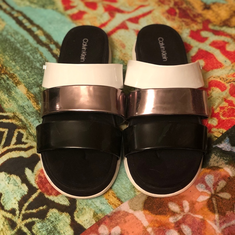 Calvin Klein slides